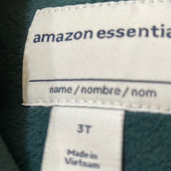 Amazon Essentials Boys and Toddlers' Polar Fleece Lined Sherpa Quarter-Zipper 3T - Picture 8 of 16